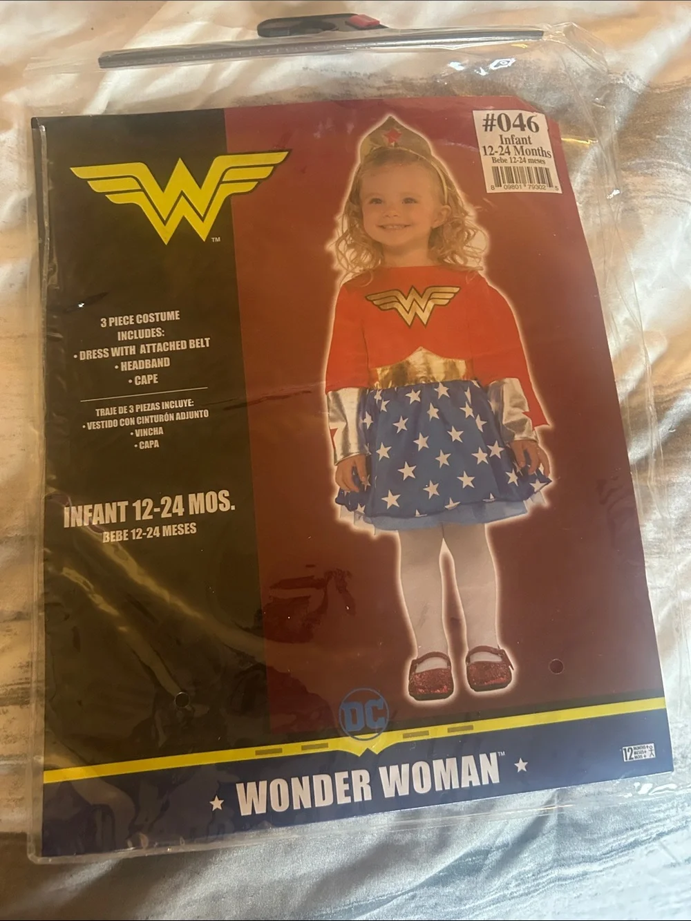 DC Wonder Woman Inspired Red, Blue & Gold Costume Dress